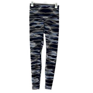 Lululemon Wunder Under High Rise Crop Leggings Mini Coast Camo Deep Navy Multi 4